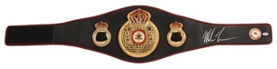 Mike Tyson Autographed Championship Belt